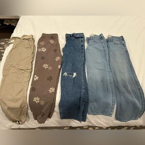 Bundle of 5 Abercrombie kids pants